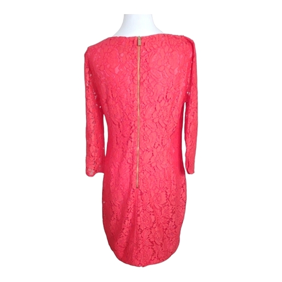 Vince Camuto Pink Lace Dress Size 8 - Picture 2 of 8